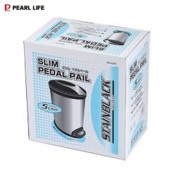 Thùng rác inox chân đạp Pearl Life Slim Pedal Pale 5L_12