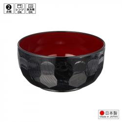 Bát nhựa tròn cao cấp Kurouchi Black Ø147mm_A