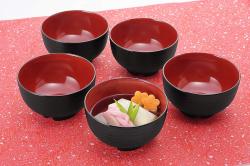 Bát nhựa tròn cao cấp Sensuji Black Ø113mm_4