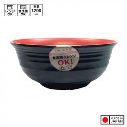 Bát nhựa tròn vân gỗ Yamanaka Ø183mm_2