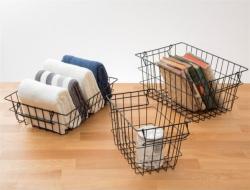 Giỏ sắt décor đựng đồ đa dụng Seiwa Pro_4