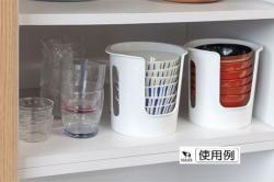 Khay đựng bát đĩa cất gọn Sanada Ø14.9cm_13