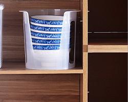 Khay đựng bát đĩa cất gọn Sanada Ø14.9cm_7