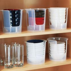 Khay đựng bát đĩa cất gọn Sanada Ø14.9cm_3