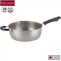 Nồi inox dùng cho bếp từ Yukihira Aji Ichi Ø24cm_12