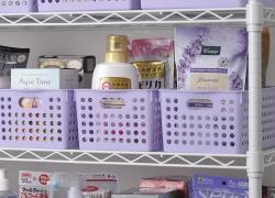 Rổ đựng đồ đa dụng Inomata size M - Light Purple_2