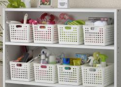 Rổ đựng đồ đa dụng Inomata size XL - White_7