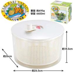 Rổ quay rau 360º Yamaken Kogyo Big 6.6L_12