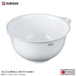 Chậu lót Nakaya Freille size L - Màu trắng_A