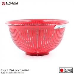 Rổ lót Nakaya Freille size L - Màu đỏ_A
