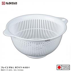 Rổ lót Nakaya Freille size L - Màu trắng_A