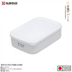 Hộp đựng thực phẩm chữ nhật White Pack 800ml_A