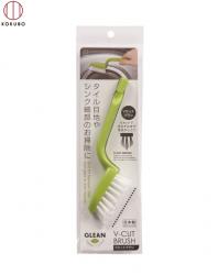 Bàn chải cọ đầu vát chữ V - Màu xanh_9