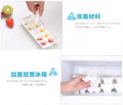 Khay làm đá delijoy Yukipon Petit Ball 10 viên tròn_2