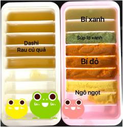 Khay trữ đồ ăn dặm cho bé Kokubo 8 ngăn_9