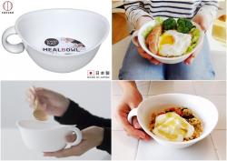 Bát ăn cho bé có quai Kokubo Meal Bowl Ø15cm - Màu trắng_10