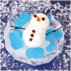 Khay làm đá hình người tuyết DeLijoy Families_8