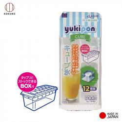 Khay đá Yukipon Cube 12 viên kèm khay trữ đá_2
