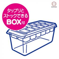 Khay đá Yukipon Cube 12 viên kèm khay trữ đá_3