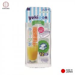 Khay đá Yukipon Cube 12 viên kèm khay trữ đá_A
