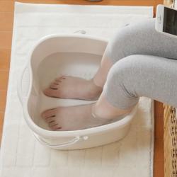 Chậu ngâm chân thư giãn Inomata Footbath 12L - Màu trắng_5