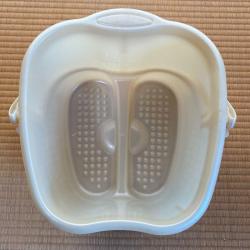 Chậu ngâm chân thư giãn Inomata Footbath 12L - Màu trắng/ Ivory_12