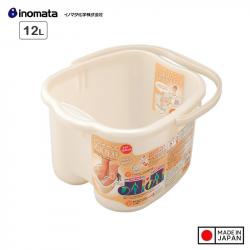 Chậu ngâm chân thư giãn Inomata Footbath 12L - Màu trắng_A