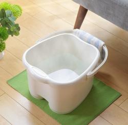 Chậu ngâm chân thư giãn Inomata Footbath 12L -Màu xanh_12