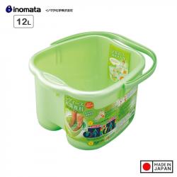 Chậu ngâm chân thư giãn Inomata Footbath 12L -Màu xanh_A