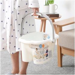 Chậu ngâm chân thư giãn Inomata Relax Ashiyu 13L - Màu hồng_11