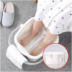 Chậu ngâm chân thư giãn Inomata Relax Ashiyu 13L- Màu trắng_4