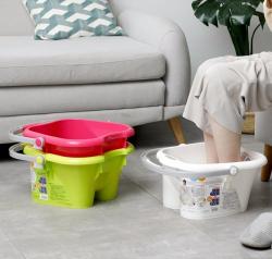 Chậu ngâm chân thư giãn Inomata Relax Ashiyu 13L - Màu xanh_4