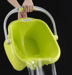 Chậu ngâm chân thư giãn Inomata Relax Ashiyu 13L - Màu xanh_5