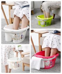 Chậu ngâm chân thư giãn Inomata Relax Ashiyu 13L - Màu xanh_7