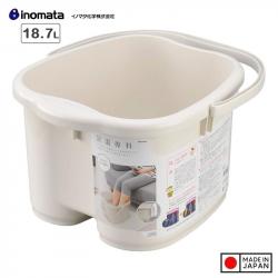 Chậu ngâm chân thư giãn Inomata Footbath 18.7L - Trắng sứ_A