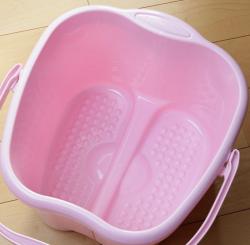 Chậu ngâm chân thư giãn Inomata Footbath 18.7L - Hồng phớt_11