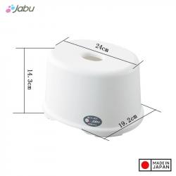 Ghế nhựa phòng tắm Ag+ Jabu - Màu trắng_6