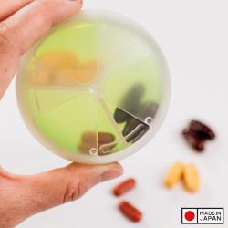 Hộp đựng thuốc viên Marukin (Lime Green)_A