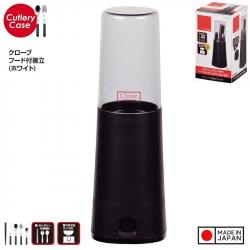 Ống bảo quản đũa thìa Clove - màu nâu_A