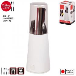 Ống bảo quản đũa thìa Clove - màu trắng_A