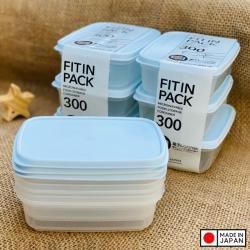 Set 03 hộp thực phẩm nắp mềm Fit in Pack 300ml - Xanh mint_8