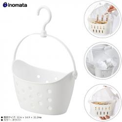 Giỏ đựng đồ đa năng có móc treo Inomata Wide_2