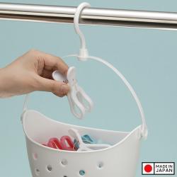 Giỏ đựng đồ đa năng có móc treo Inomata Wide_4