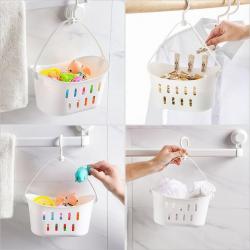 Giỏ đựng đồ đa năng có móc treo Inomata Wide_9