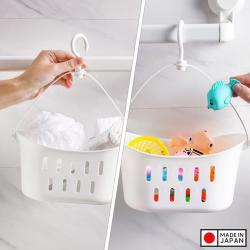 Giỏ đựng đồ đa năng có móc treo Inomata Wide_7