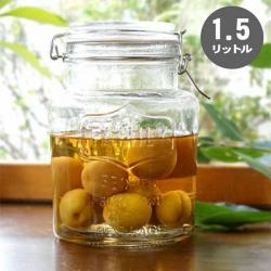 Hũ thủy tinh nắp khóa bật, gioăng kín Living 1,5L_2
