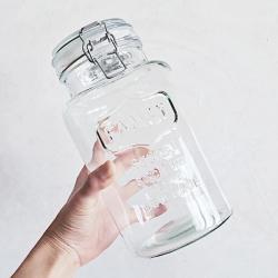 Hũ thủy tinh nắp khóa bật, gioăng kín Living 2.0L_2