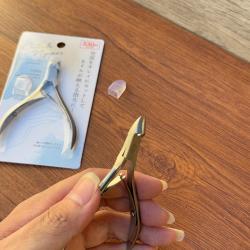 Kìm cắt da, khóe móng có nắp đậy Mitsuki 9.5cm_5
