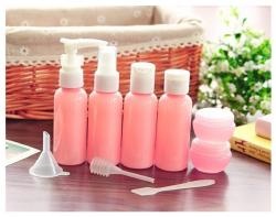 Bộ chiết mỹ phẩm du lịch Beiyin 6 món - Màu hồng_4
