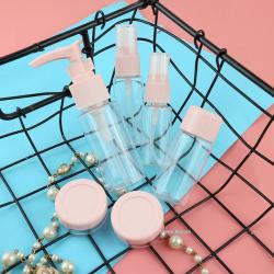 Bộ chiết mỹ phẩm du lịch Beiyin 6 món - Màu hồng_5